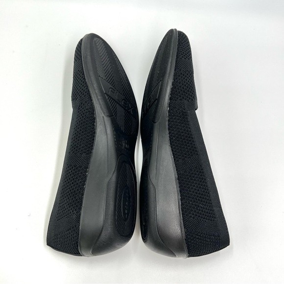 NEW LifeStride Women's Immy Black Knit Slip On Low Wedges Loafers Shoes Size 6.5 - Picture 7 of 11